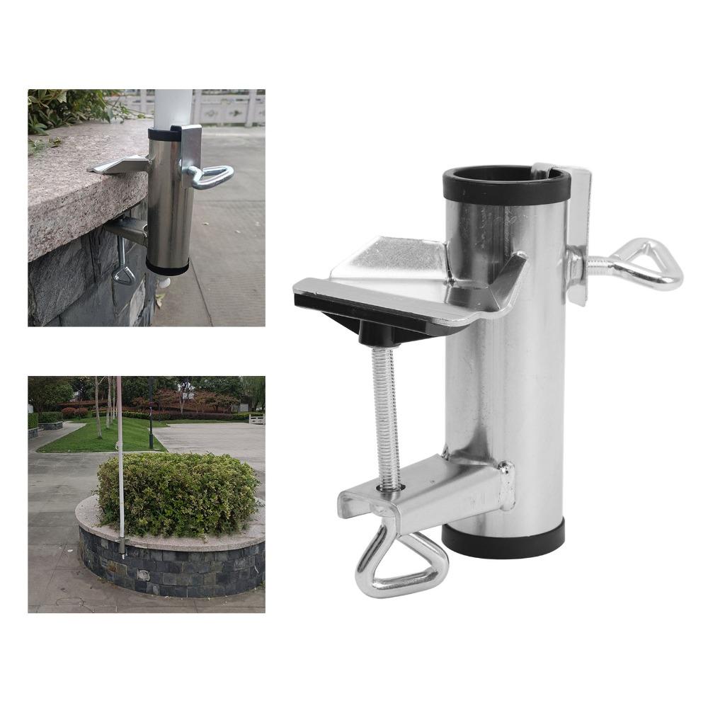 Heavy Duty Patio Umbrella Clamp 38mm Inner Diameter Deck Umbrella Clamp For Deck