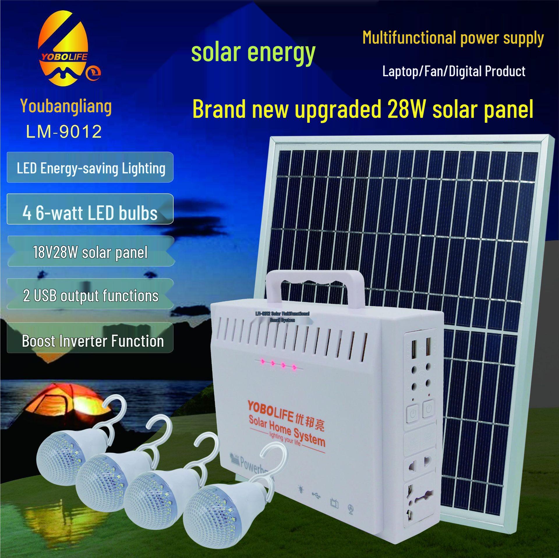 

Компактная автономная солнечная энергосистема 220 В для дома, подходит для телевизора и ноутбука.