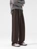 Men's New Warm Wide-Leg Wool Knit Sweatpants - Thick, Versatile, High-Street Casual Pants