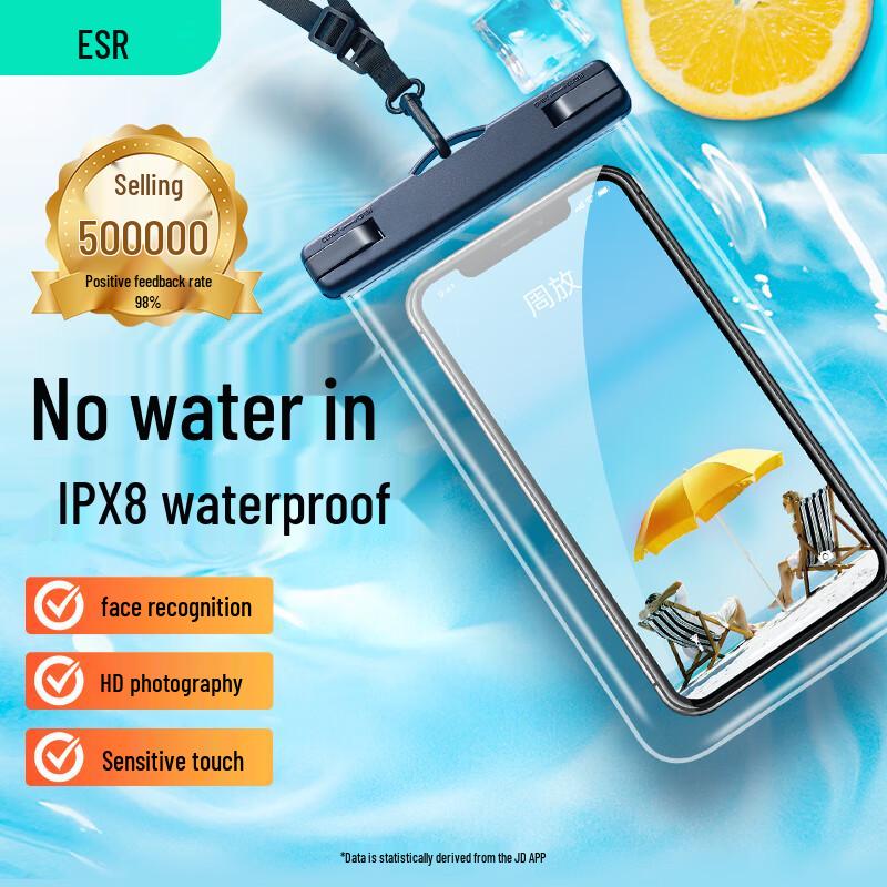 

Водонепроницаемый чехол для телефона с сенсорным экраном ESR Magic Black for iPhone 16 Pro Max