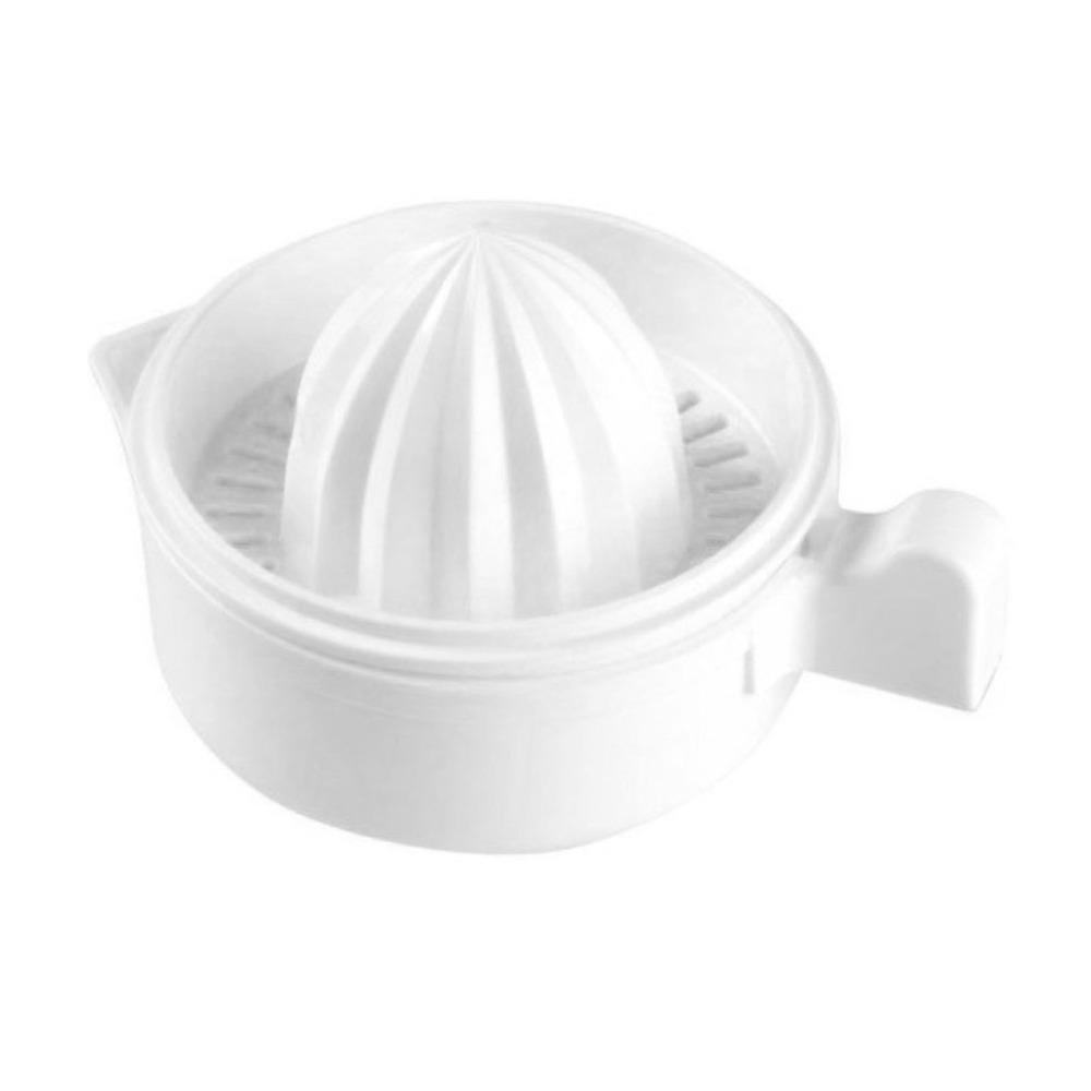 Plastic Lemon Squeezer White Fruit Press Portable Manual Citrus Juicer Juice Making
