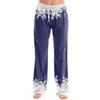 Women's Christmas Print Casual Pants with No Pockets for Holiday Lounging and Everyday Wear