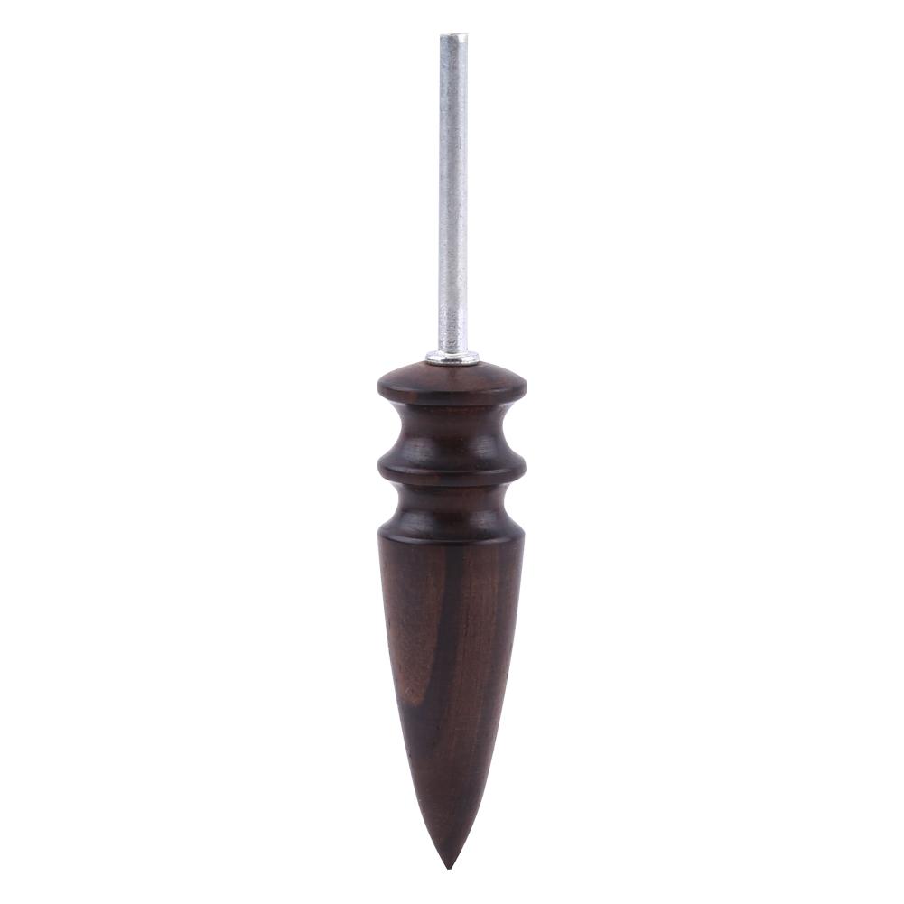 1pc Blackwood Wooden Leather Craft Edge Burnisher Pointed Head Tool