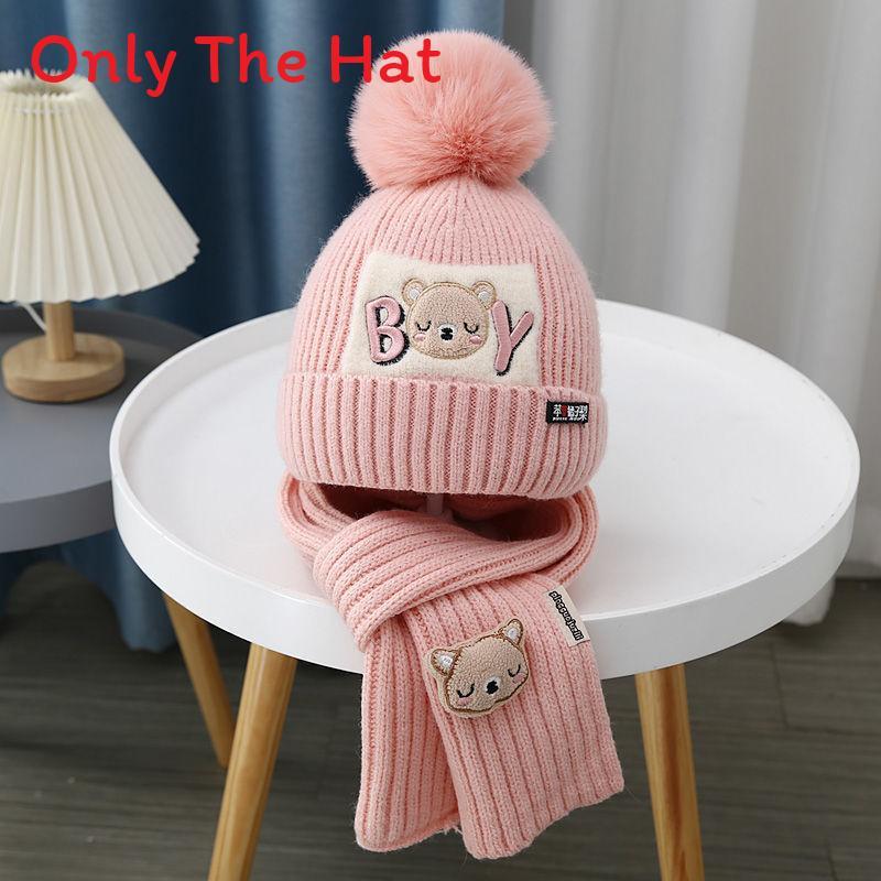 

Kids Winter Hat And Scarf Bundle With Cozy Wool Material For Cold Weather рожевий