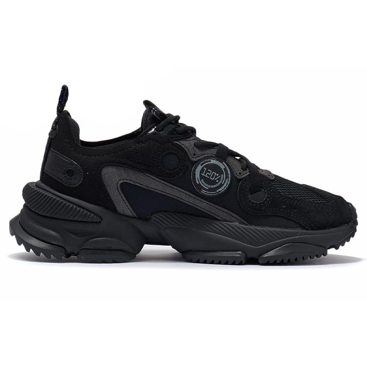 Li Ning Nebula M1 Klassische Dämpfung Atmungsaktiv Thermisch Niedrig geschnitten Freizeitschuhe Damen Schwarz AGCR226-1