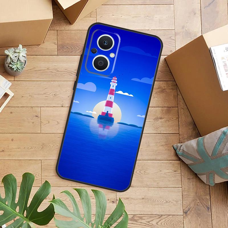 Abstract art highway landscape Case For OPPO Reno 14F 13F 12F 10 11 12 13 14 Pro 8T 7 8 Lite OPPO Find X8 X6 X5 X9 Pro Cover