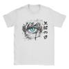 Men T-Shirts Gojo Satoru Jujutsu Kaisen Limitless Eye Vintage 100% Cotton Tee Shirt Short Sleeve T Shirt Tops Graphic Printed