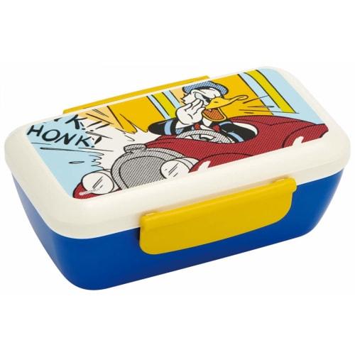 Skater Soft and Fluffy Bento Box, Stylish Donald Duck Comic Disney Lunch Box, Made In Japan, 530ml (PFTY5)