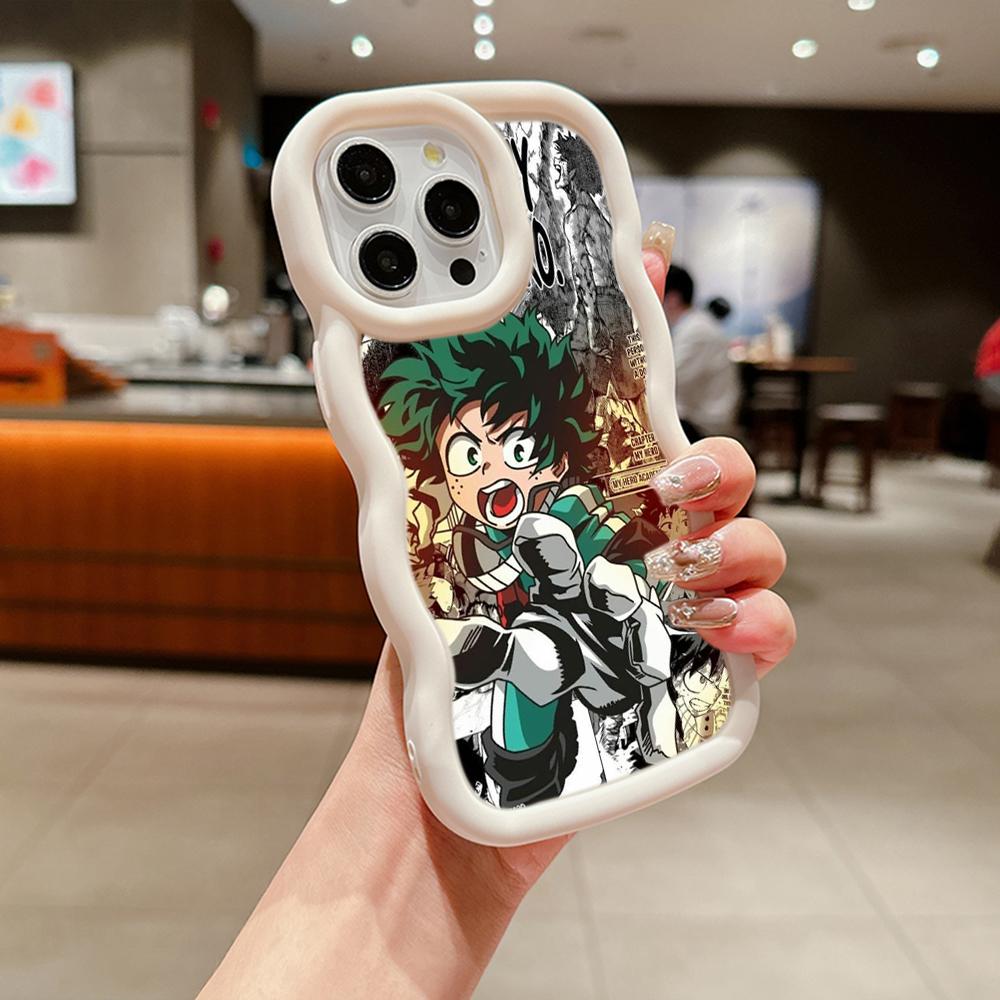 Macaron Soft TPU Phone Case for Xiaomi Poco X3 X5 X6 M6 Redmi 12C 13C Redmi Note 9 10 11 12 13 Pro 10s 11s 12s Cover Ae54 Anime My Hero Academia Art
