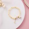 b100 2026 New Summer Simple Ceramic Sweet Transparent Lucky Cat Star Bracelet Fashion Women Beach Fashion Trend Daily Jewelry