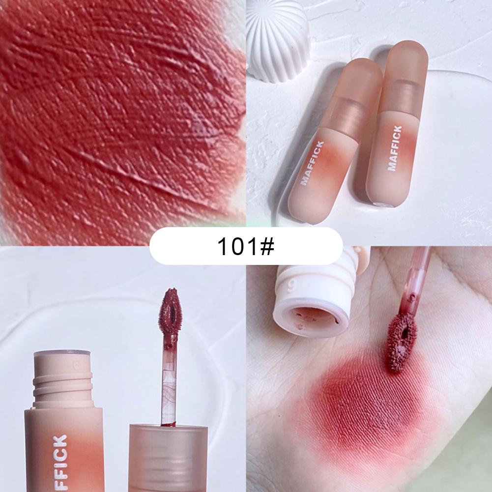 Matte Liquid Lipstick Velvet Nude Red Lipgloss Langanhaltender Antihaft-Cup Lip Mud Tint Cream Makeup Cosmetics