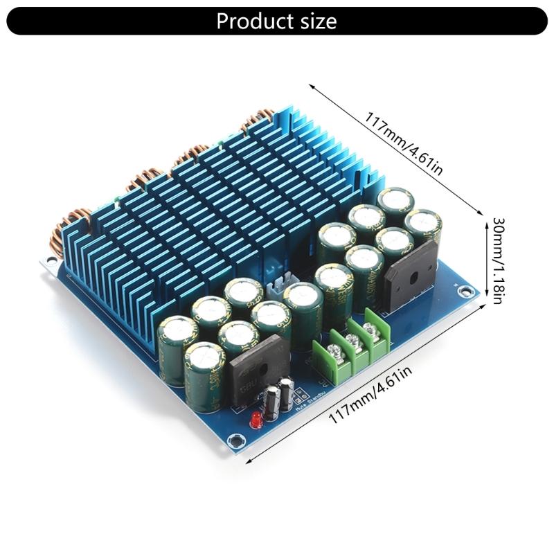 HiFi 840W Total Output Stereo Amplifier Module for Audiophiles with Double Chip Designs for High End Audiophiles Setups