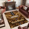 Harley-davidson Motorcycles Customize Your Name Floor Mat Perfect for Outdoor Dining Room Entryway Kitchen Antislip Carpet Anime Office Decor