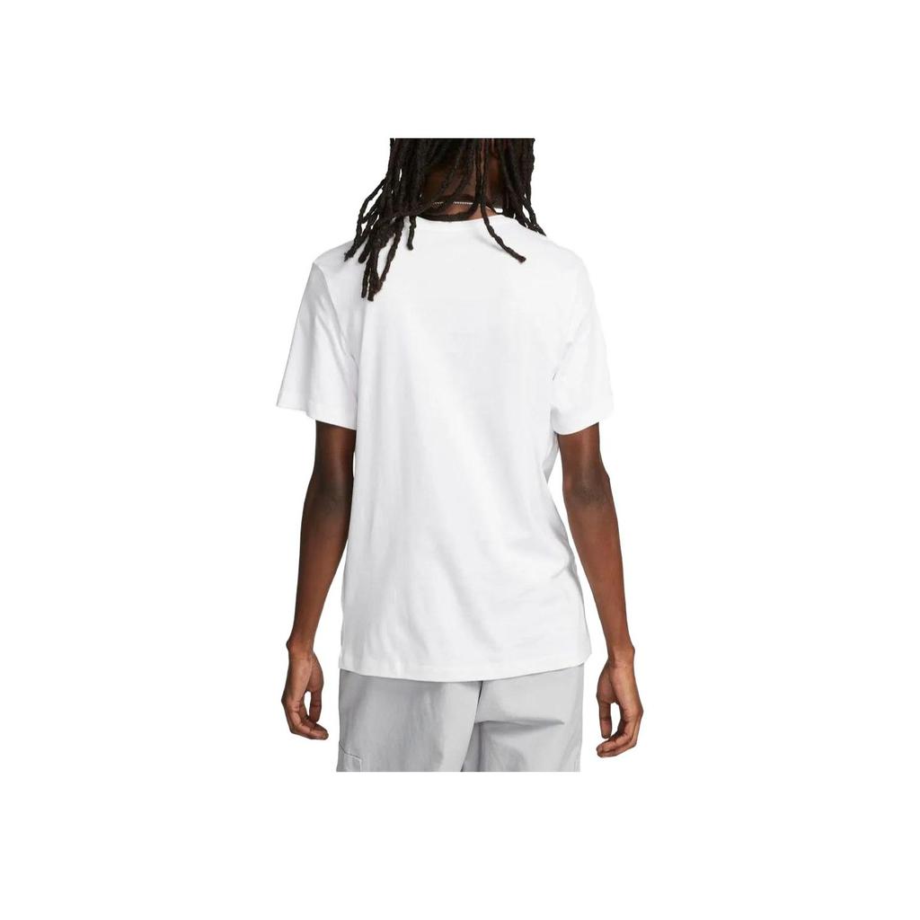 Nike Alphabet Print Round Neck Casual Pullover Short-Sleeve T-Shirt Men Tops White DZ2875-100