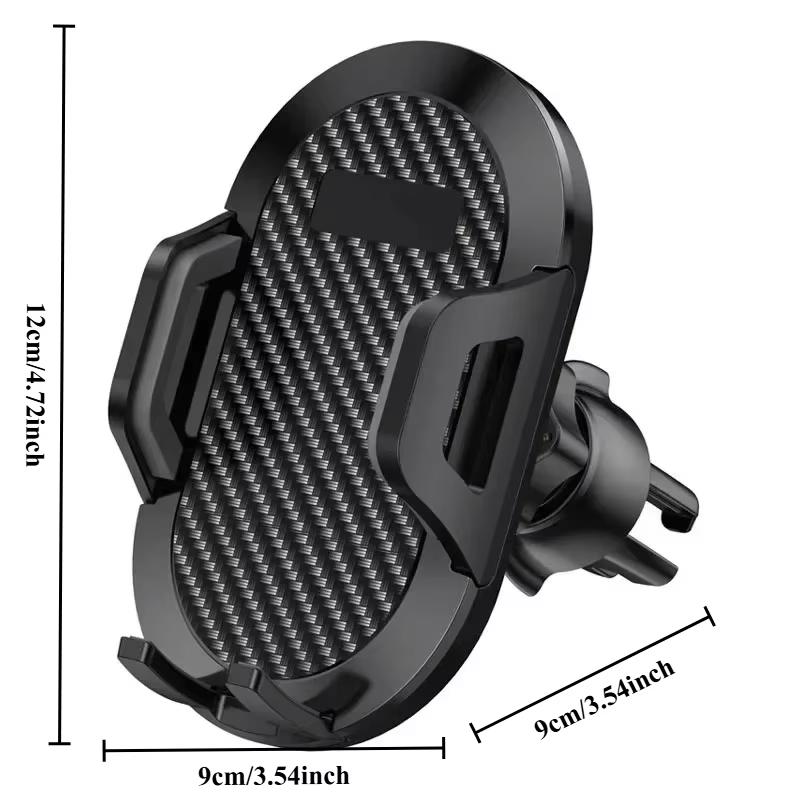 Flexible 360° Rotating Car Phone Holder - Universal Dashboard, Air Vent & Windshield Mount for iPhone & Android Smartphones