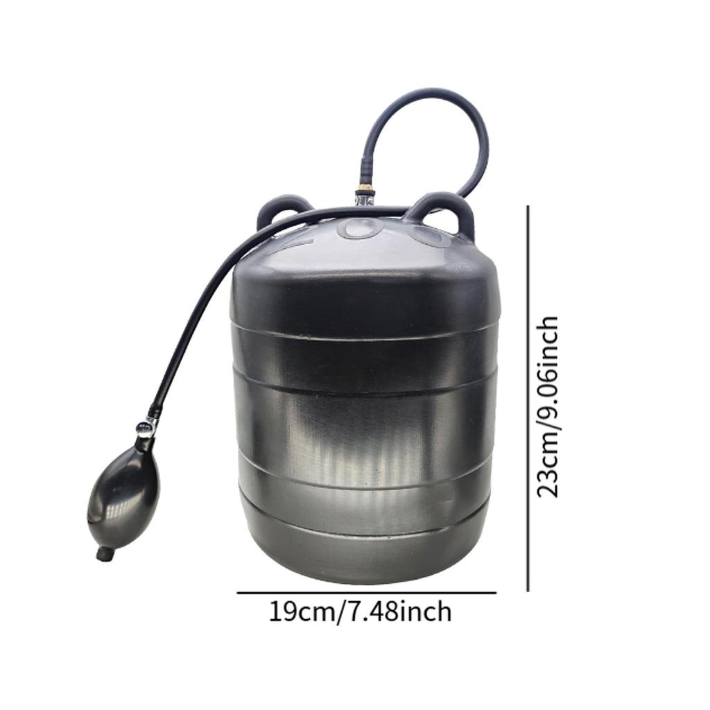 Aufblasbarer Rohrstopfen Sanitärtest Einfach zu bedienen Effektiv, Gummi mit Handball