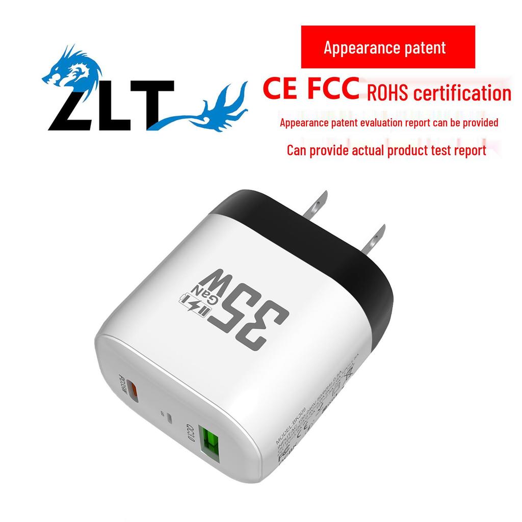 35W QC 3.0 PD Fast Charger GaN USB - EU & US Standard