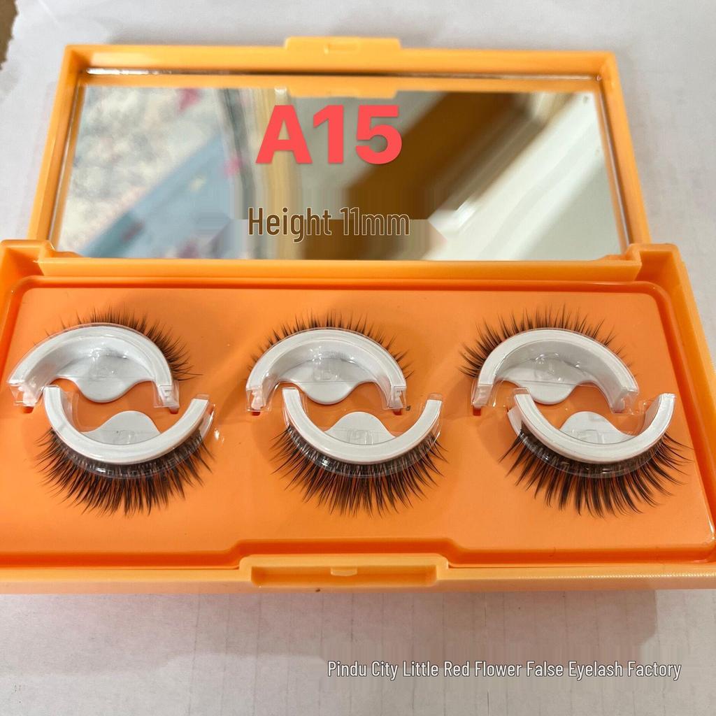 Self-Adhesive Reusable Lazy Eyelashes - Natural Thick False Eyelashes Strip