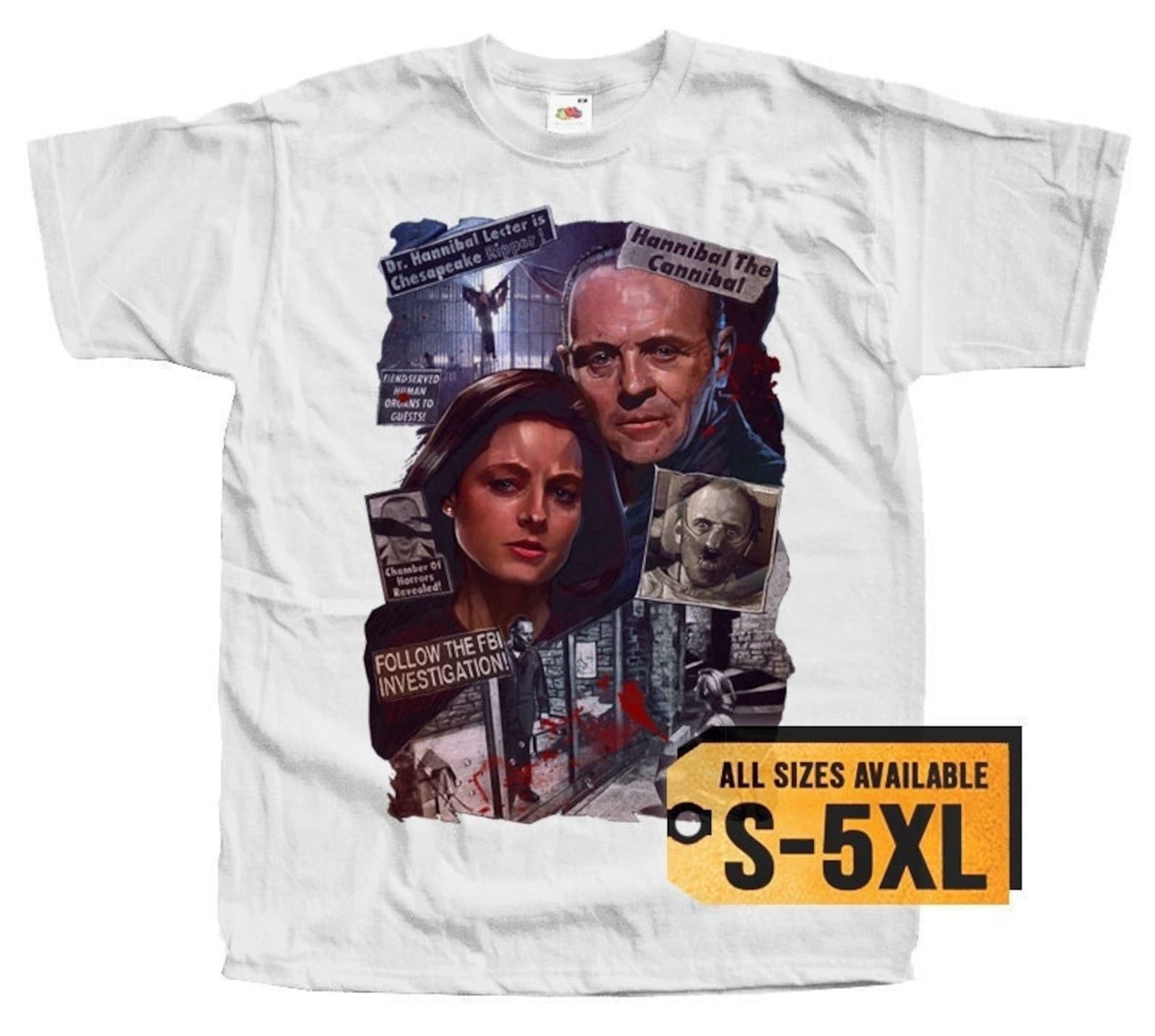 The Silence of the Lambs V9 Poster Men T-Shirt all sizes S-5XL 2XL