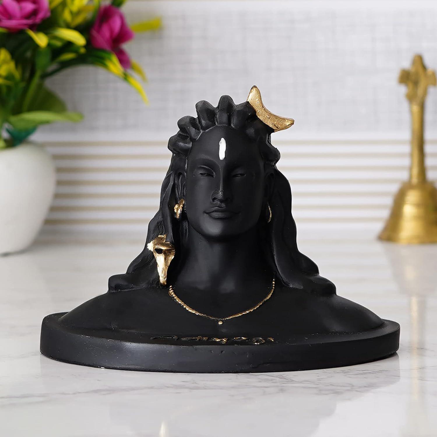 

Черная смола Статуя Адийоги Шивы для приборной панели автомобиля| Статуя Адийоги для домашнего декора, комнаты для пуджи, офиса| Мурти Шива Махадева, Идол Господа Шивы, Подарок чёрный