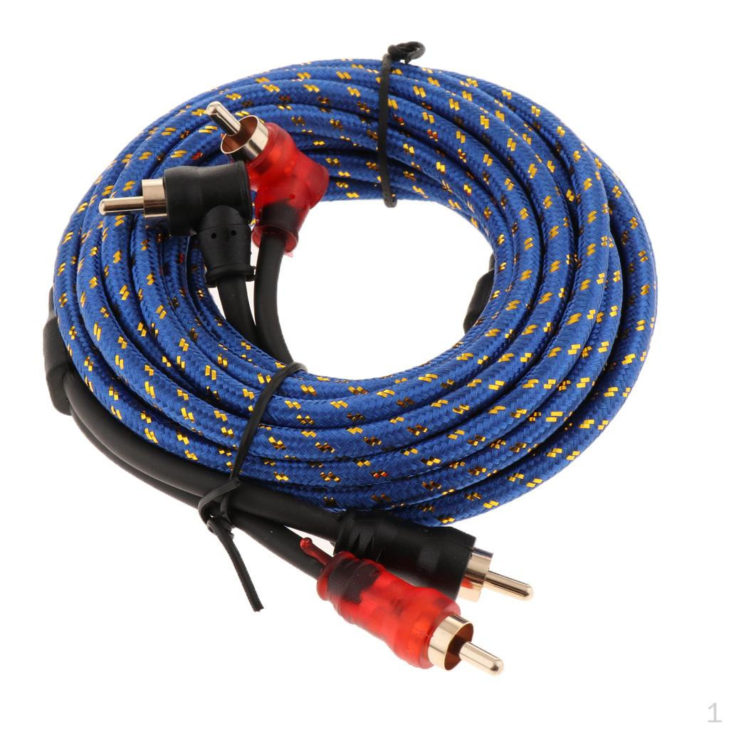 2000W Auto 4GA Stromverstärker Installationskabel Audiozubehör Blau