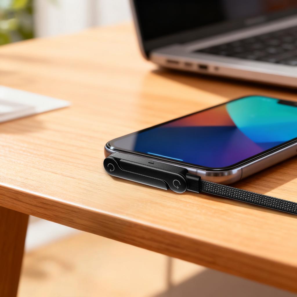 Mehrfachladekabel mit Typ C/USB A/L-Anschluss, Schnelllade-Datensynchronisationskabel für Smartphones, Tablets, Laptops, Spielgeräte