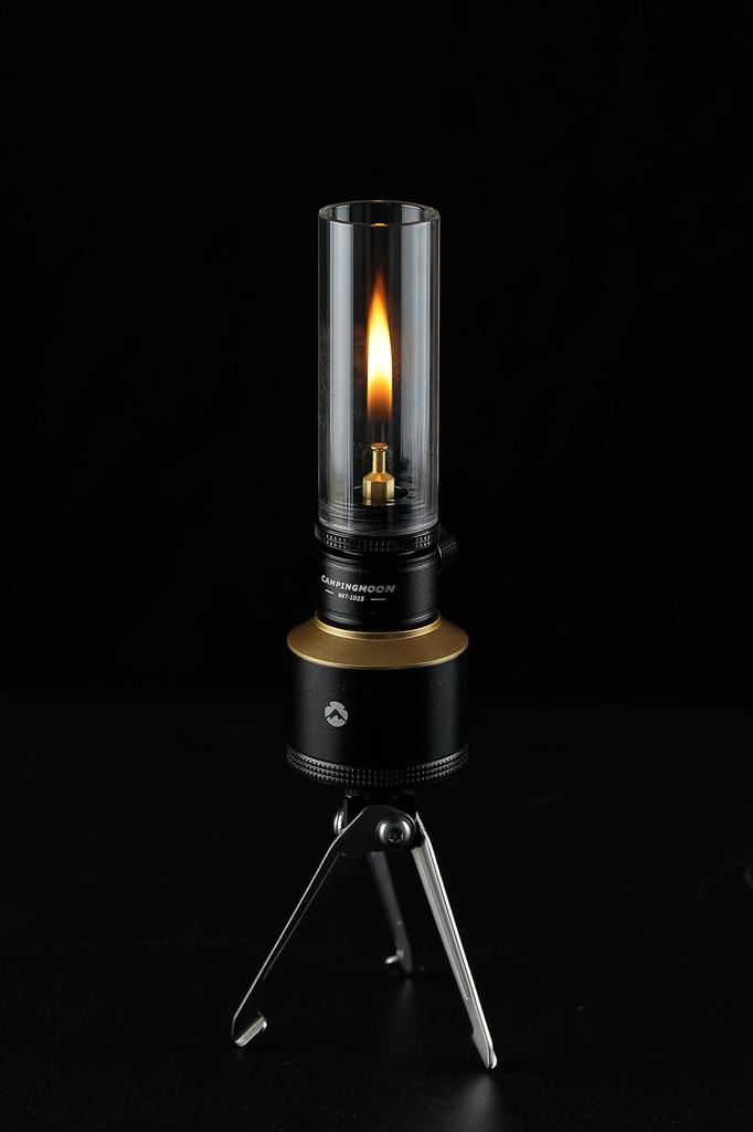 CAMPING MOON Camping Pocket Tank OD Type Gas Lantern/Candle Lantern Attachment Black Gear BKTC-15