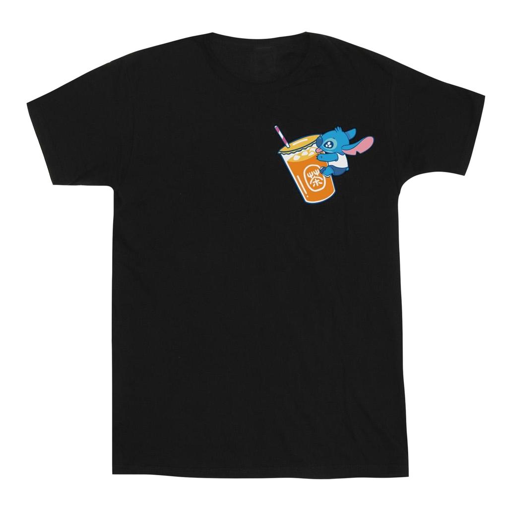 Disney Mens Lilo And Stitch Drink T-Shirt