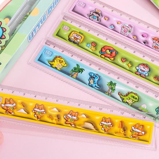 6Pcs School Supply Gift Set with Cartoon Box Elementary Student Stationery Kit for Back To School Kid Learning Essentials Birthday Holiday Present