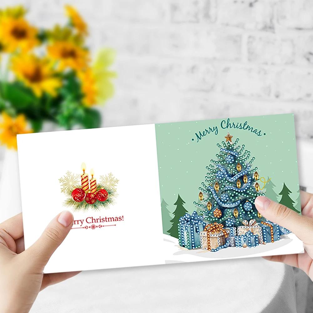 Diamond Painting Christmas Cards Diamond Painting Greeting Cards DIY Diamond Art Cards Arts Crafts for Birthday Thanksgiving Day