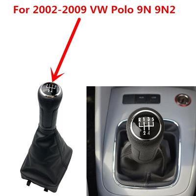 For Volkswagen VW Polo 9N 9N2 (2002-2010) Gear Shift Knob Speed Number Emblem Badge Car Styling Accessories