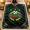 Flannel BlanketRapid Wien FC Warm Soft Throw Blanket for Indoor Sofa Bed Living Room Use