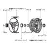 Goture Fly Reel, Interchangeable Left/Right Retrieve, Ultra-Lightweight ABS, 9/10, Entry-Level/Begin