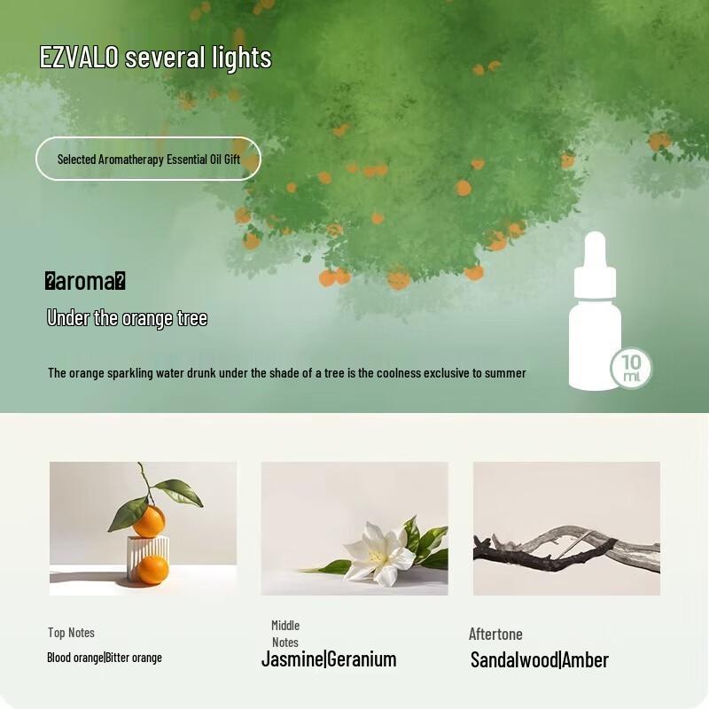 EZVALO Retro Aroma Bluetooth Speaker & Ambient Light