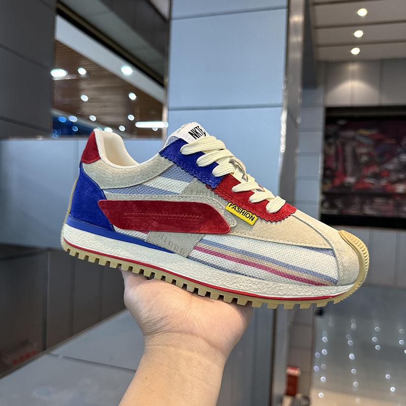 Summer new breathable cloth casual shoes comfortable color matching sports shoes thin shoes trendy shoes xpaq