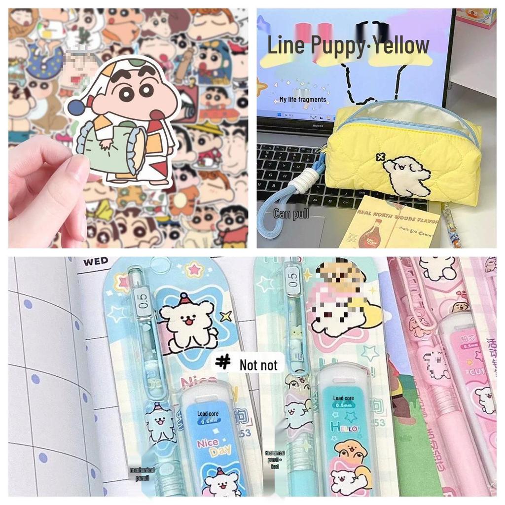 Entzückender Welpe 0,5mm Mechanischer Bleistift - Cartoon-Design für Schüler