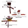 1pc Christmas Tree Top Decorations Party Atmosphere Decoration Santa Claus Snowman Elk Doll Tree Top Star Home Decor Accessories