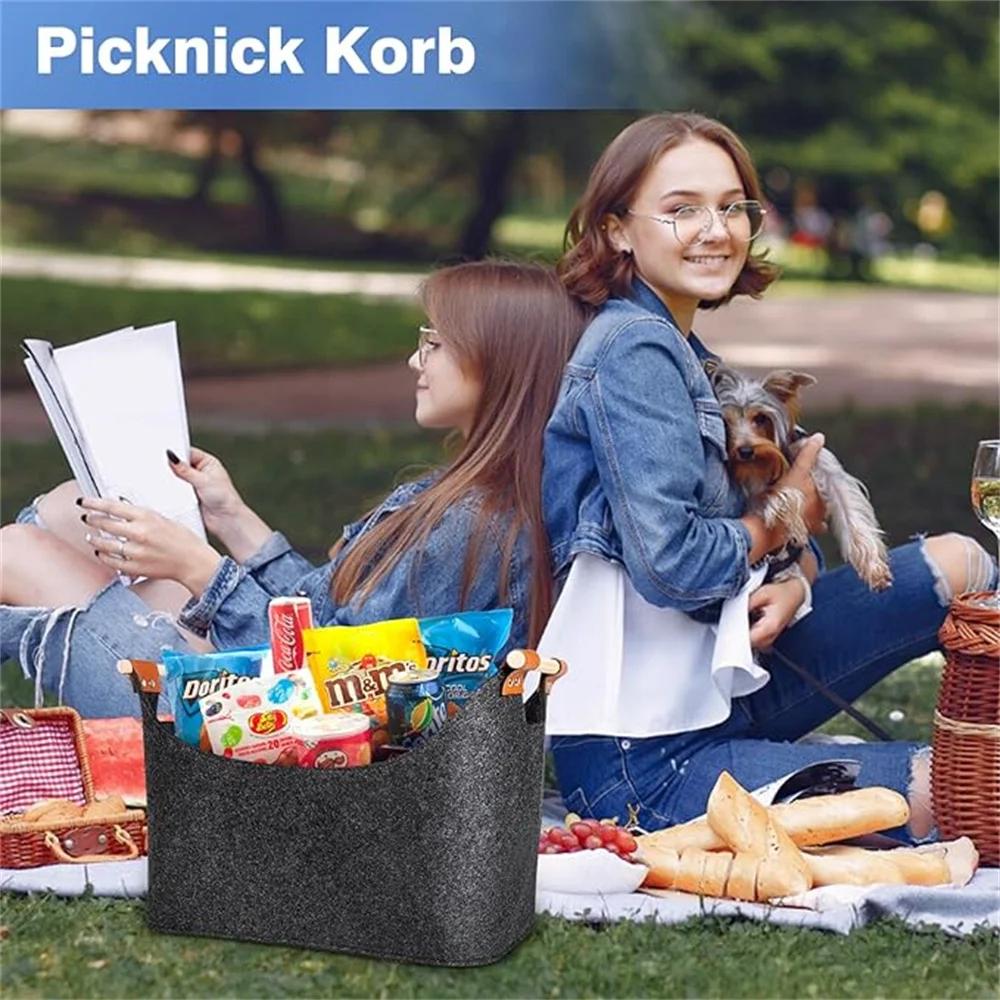 Firewood Box Large Capacity 50L Foldable Wood Basket Foldable Clothes Storage Basket for Fireplace & Wood Stove New