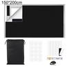 Travel Blackout Curtains For Kids Room Bedroom Sunshade Windproof Curtains 420D Oxford Cloth Blind Window Blackout Curtains