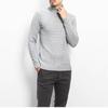 Spring and Autumn Men's Knitwear Korean Version Slim Fitting High Neck Pullover Warm Fried Dough Twists Sweater Casual Bottoming Sweater Top