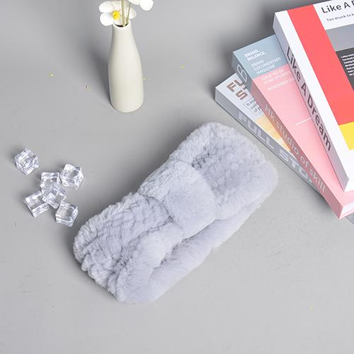 Women's Luxury Winter 100% Rex Rabbit Fur Knitted Elastic Headband High Quality Real Fur Hair Band Fashion Hair Accessories