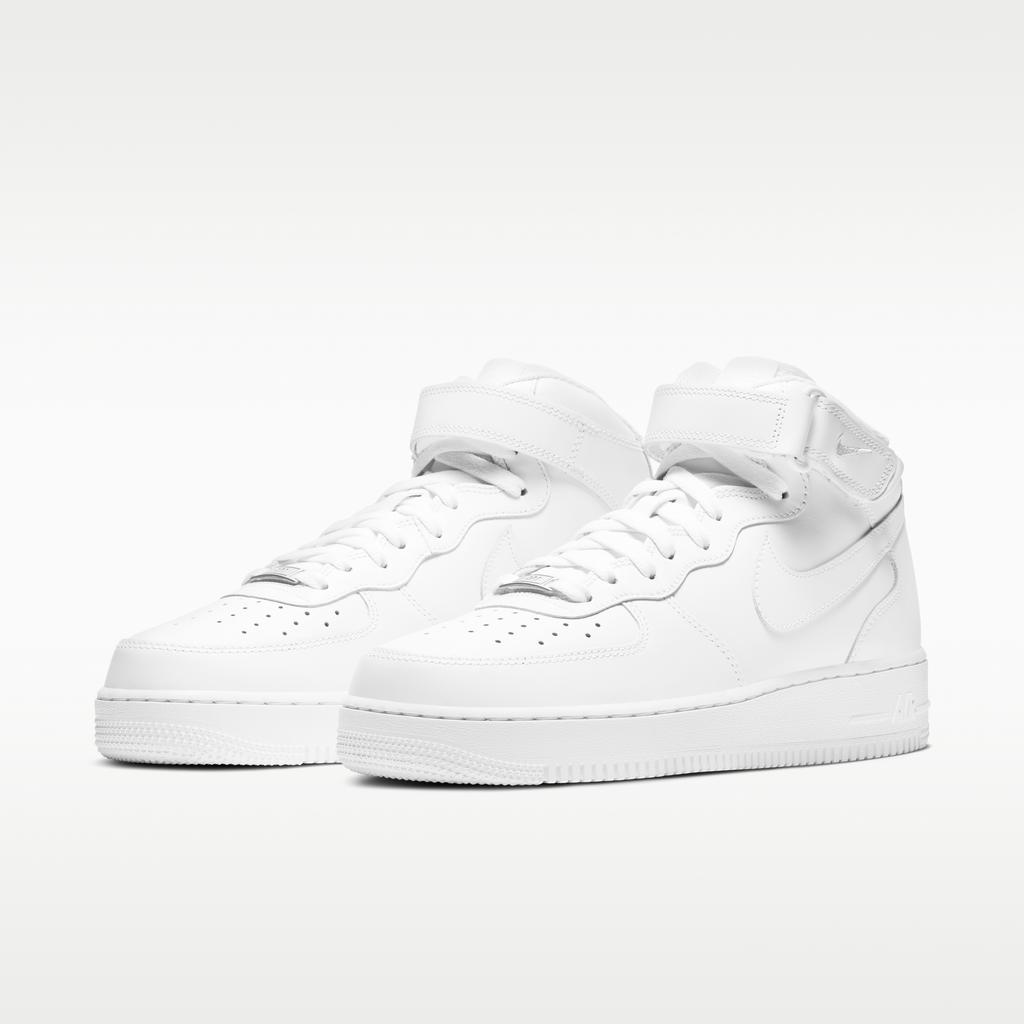 Nike Air Force 1 Mid '07 'Triple White' pour homme