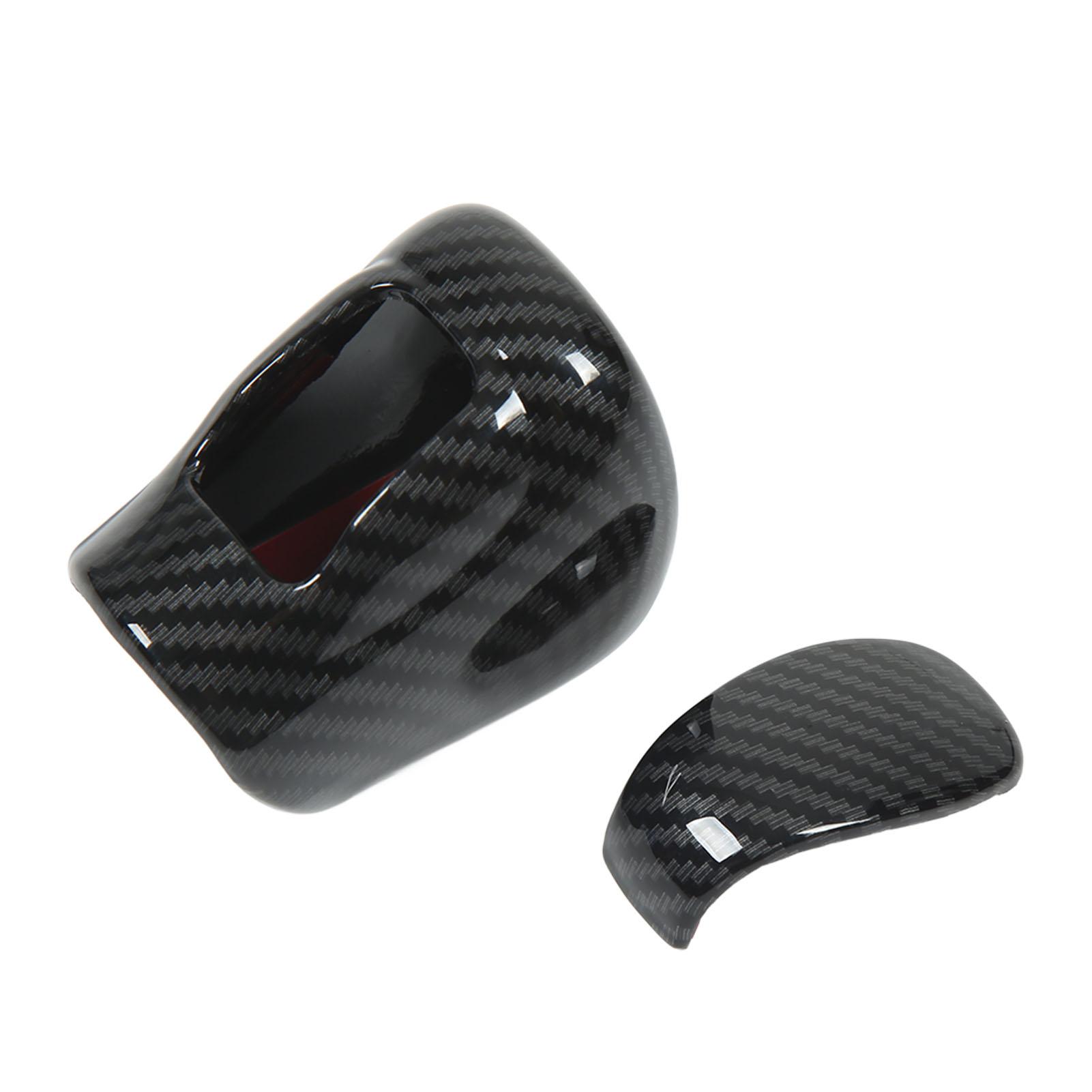 

Gear Shift Knob Head Cover Trim Carbon Fiber Style Replacement for Civic 11th 2022 Up
