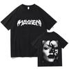 A Camiseta MAYHEM Ball Tour 2025 2026 Lady Gaga Cantora Estampada Camisetas Moda Manga Curta Verão Camiseta Algodão Feminina