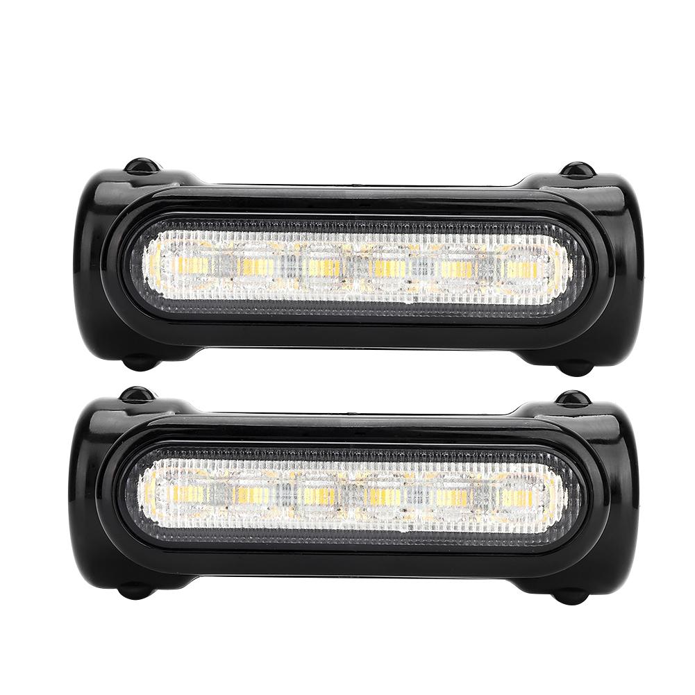 

32mm Motorcycle 12 LED Turn Signal Indicator Driving Lights Fit for Kawasaki чорний