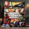 1PC Theft Auto Blanket Flannel Throw for Sofa, Indoor, Camping, Living Room, Office, Chair, And Bed Soft Birthday Christmas Gift