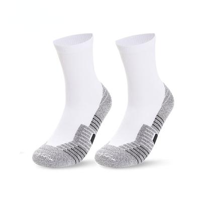 Größe 39-44 Herren Mittellange dünne Basketballsocken mit Handtuchunterseite Praktische Sportsocken