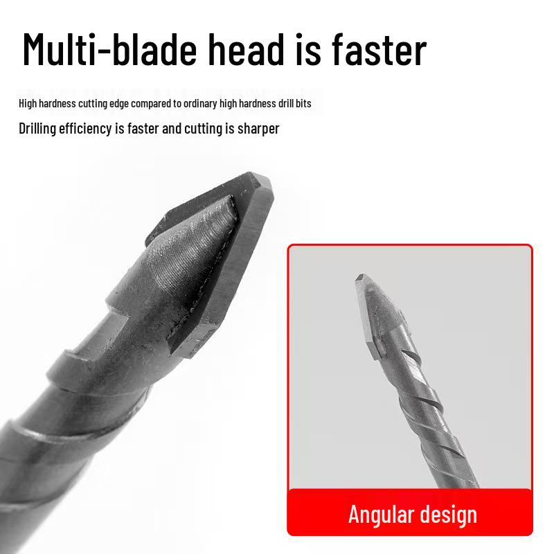 Crooked Head Eccentric Super Hard Alloy Drill Bit for Tile and Stone