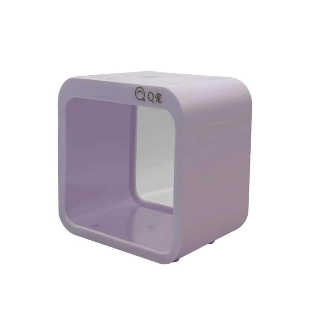 

Мини Аквариум для Петушков со Светодиодной Подсветкой Прозрачный Аквариум-Конструктор Декор для Рабочего Стола белый