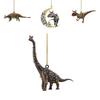 Addobbo da appendere dinosauro di Natale 2023 per decorazione albero festivo e regali per feste